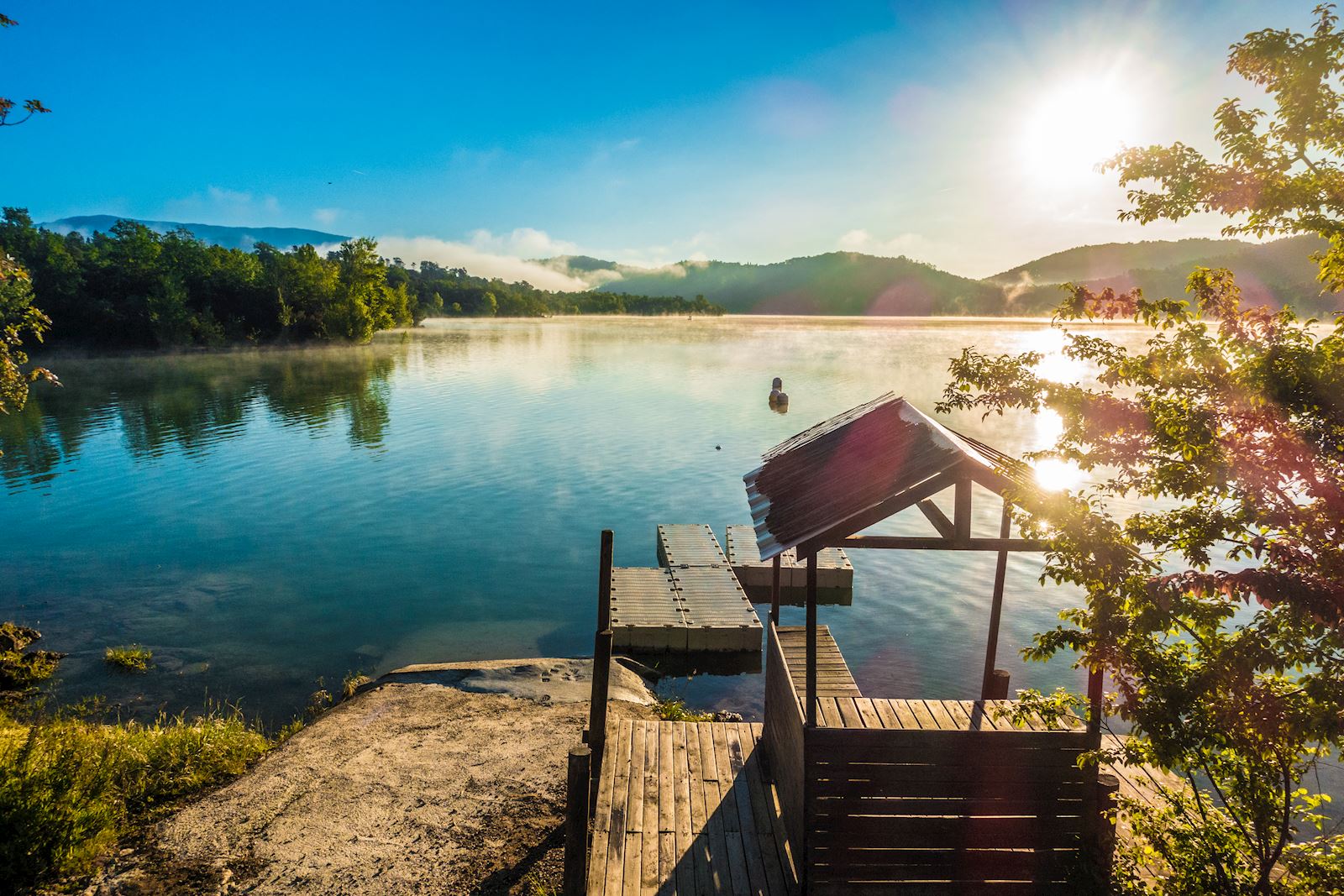 Vue Sur le lac - Terre Blanche