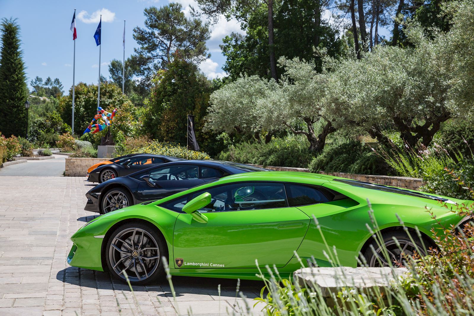 Exposition de Lamborghini - Terre Blanche