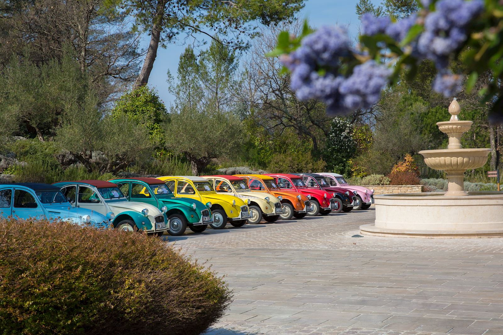 Vue sur le rallye 2 cv