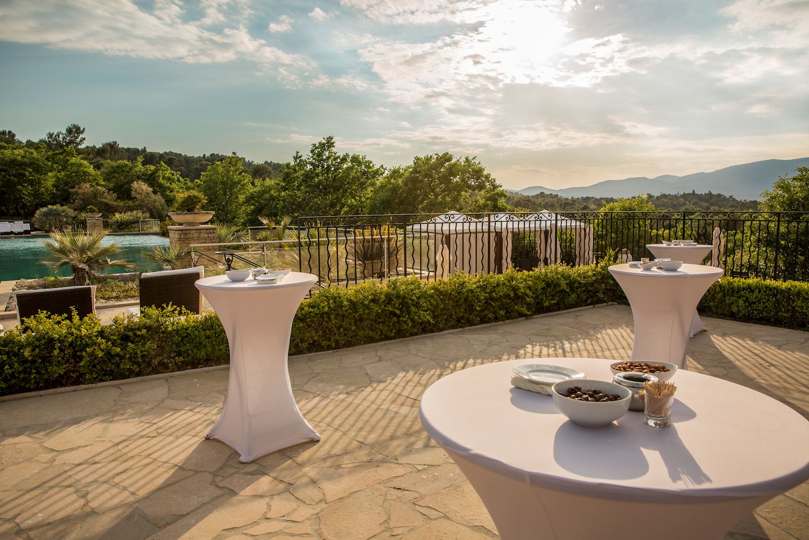 Vue panoramique lors d'un événement à Terre Blanche