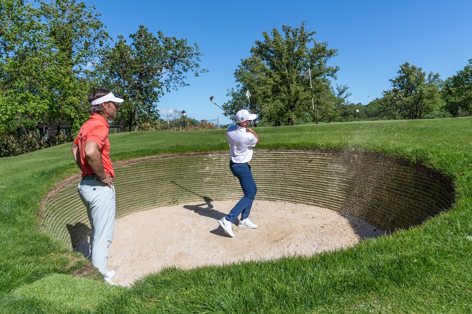 Entrainement practice de Golf - Terre Blanche