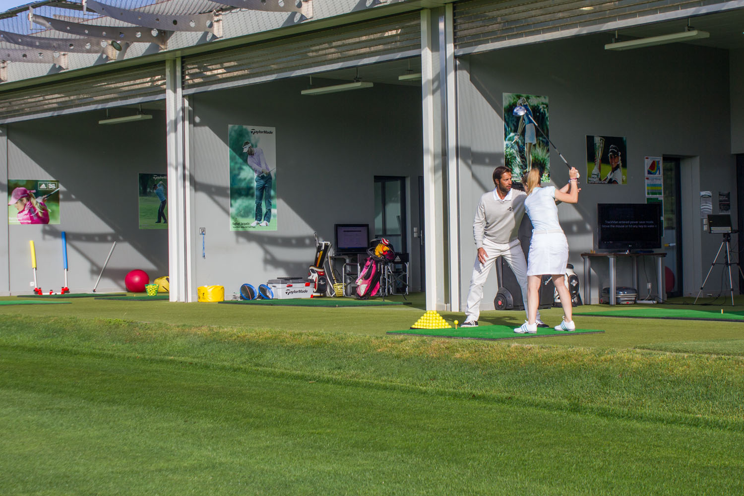 Entrainement au swing - Terre Blanche