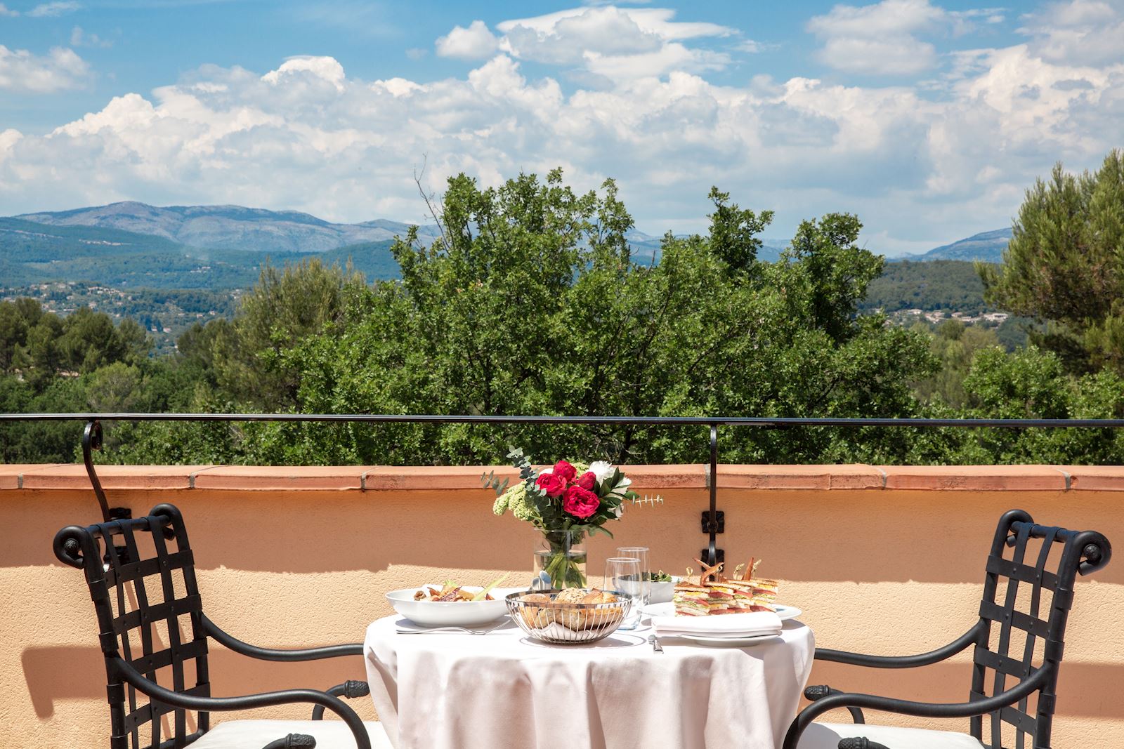 Vue de la Terrasse de la suite Premier