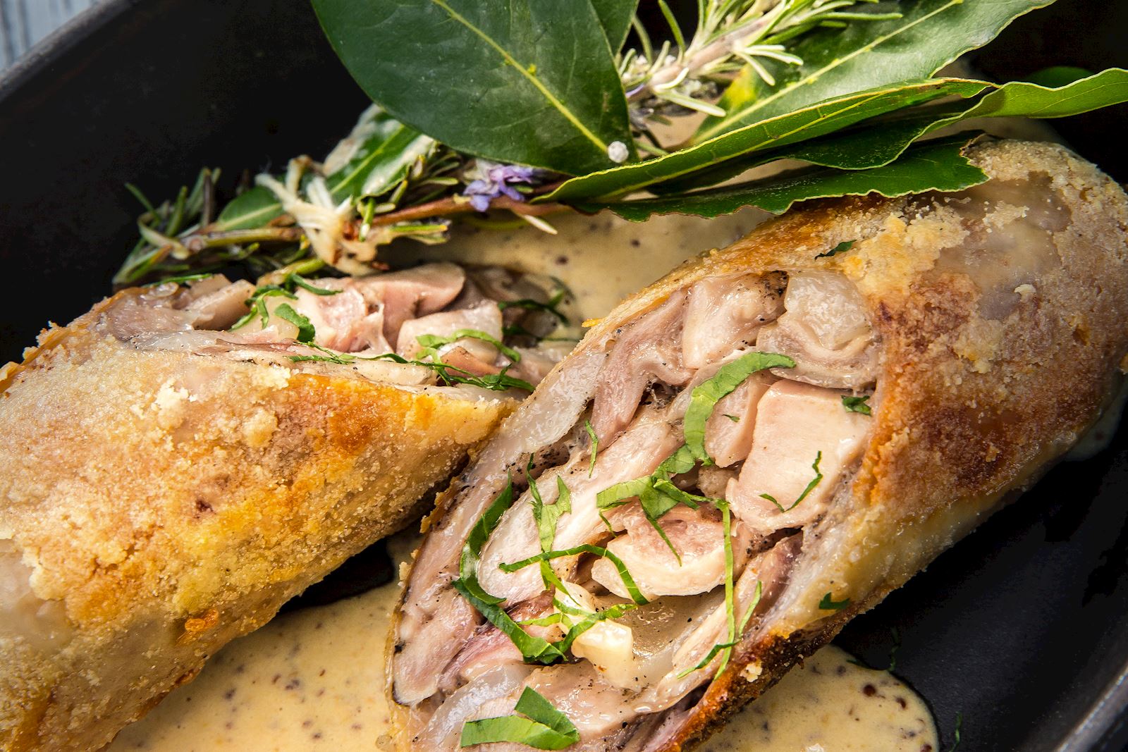 Exemple de présentation de Tapas - Restaurant le Gaudina - Terre Blanche