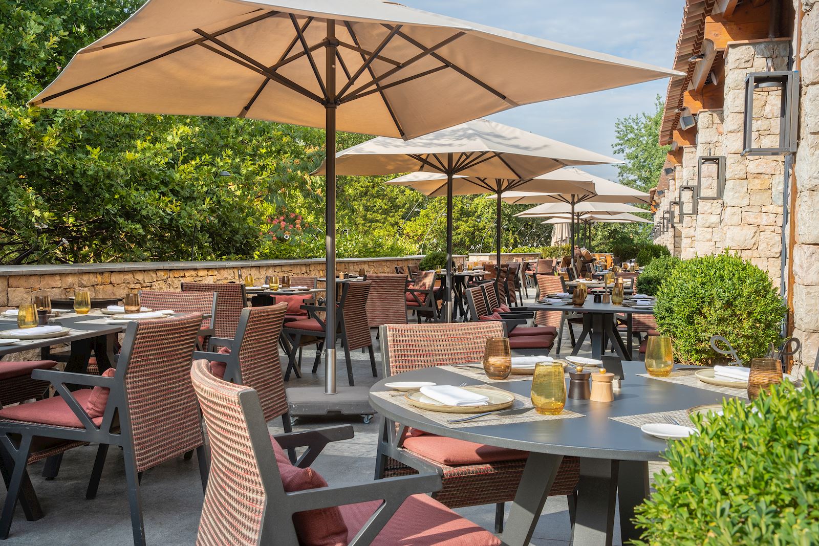 Tarte fruits rouges - Restaurant le Gaudina - Terre Blanche