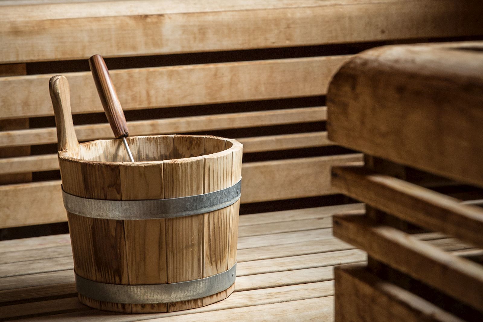 sauna en bois  de Terre Blanche