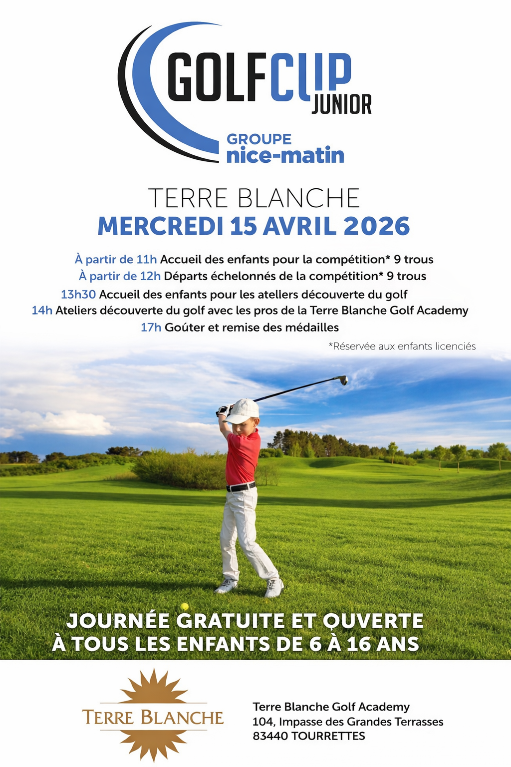 Golf Cup Junior Nice Matin